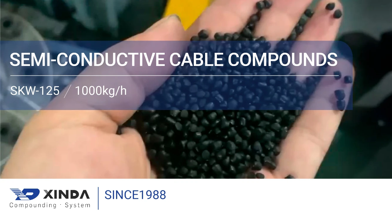 biodegradable compounds extruder machine video