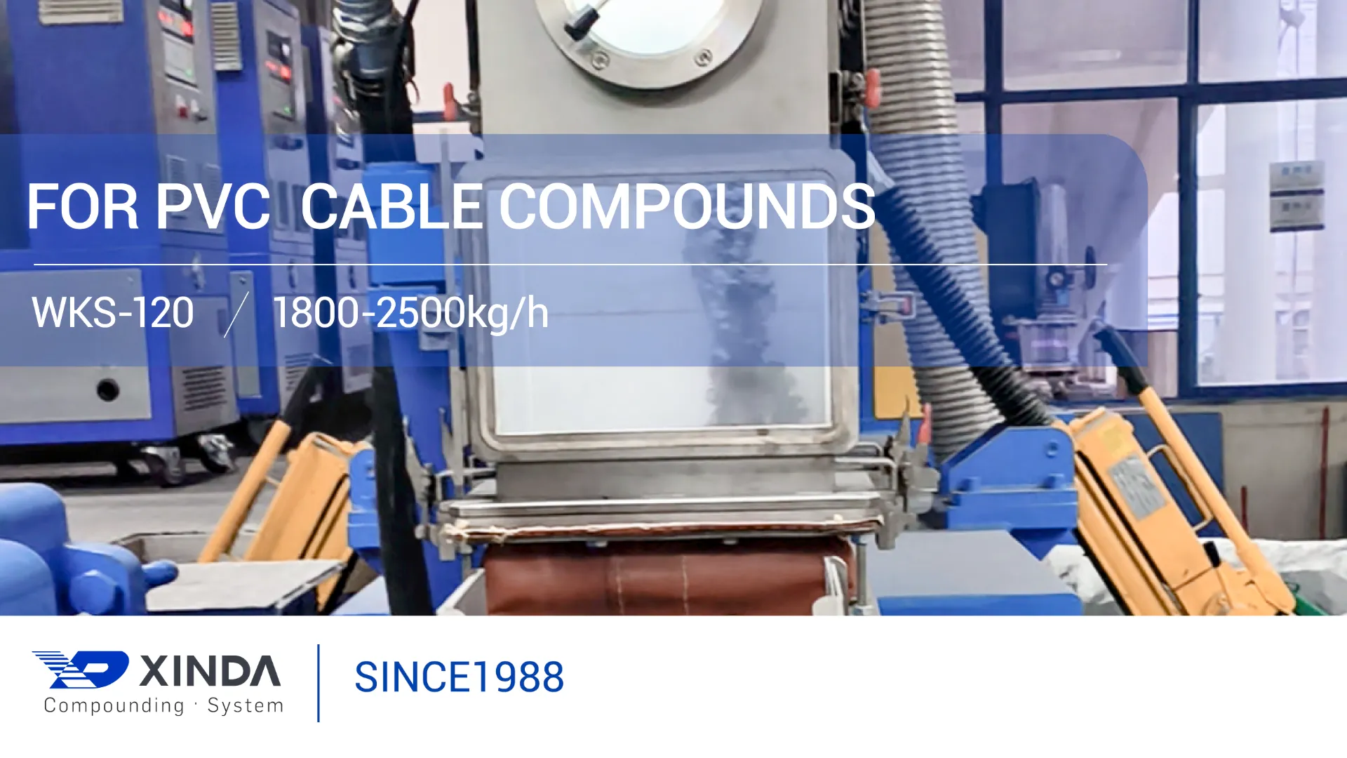 WKS-120 Co Kneader for PVC Cable Compounds