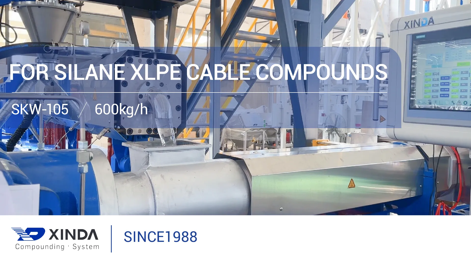SKW-105 Co Kneader for Silane XLPE Cable Compounds